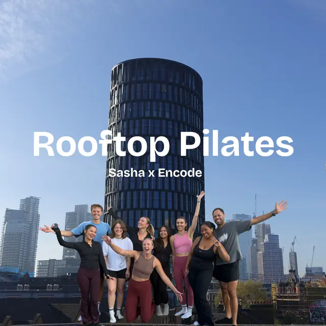 Tech Community Rooftop Pilates with Sasha x Encode