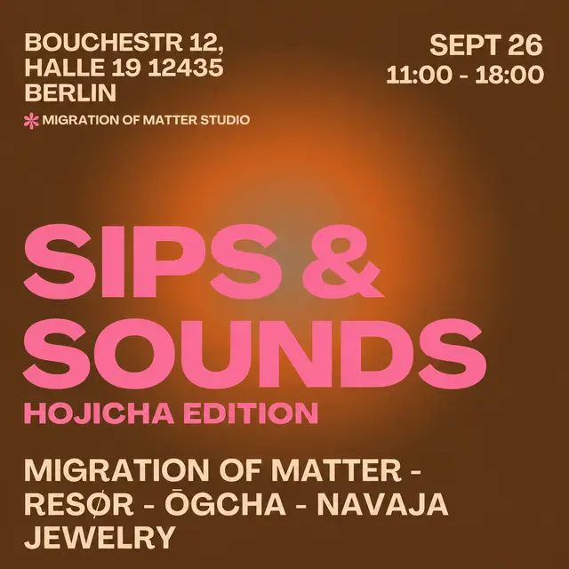 SIPS & SOUNDS — HOJICHA EDITION