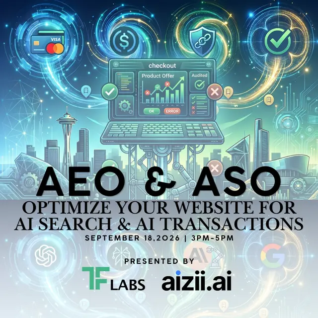 AEO & ASO: Optimize your business for AI Search & AI Transactions | Aizii.ai & TF Labs