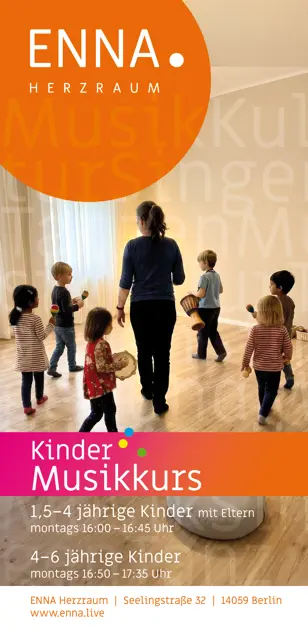 Musikkurs für 1,5 bis 4-jährige Kinder bei ENNA