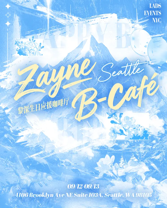 Zayne B-day Café @Seattle