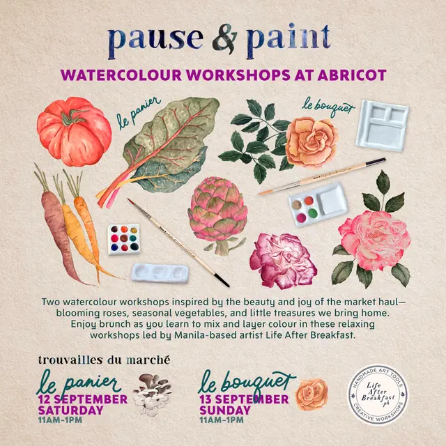 PAUSE & PAINT: Watercolour Workshops return to Paris!