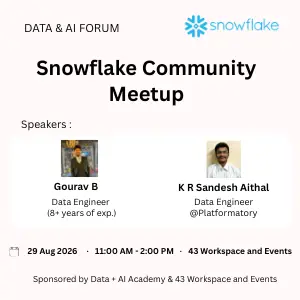 Snowflake Community Meetup