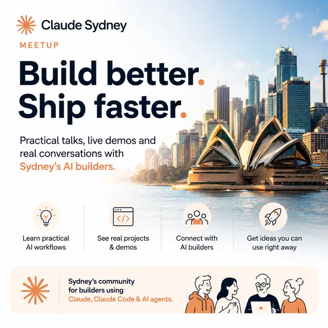 Claude Sydney Meetup — Claude Code, AI Agents & Builders