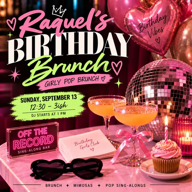 The Birthday Side Quest: Birthday Brunch🎂🥂