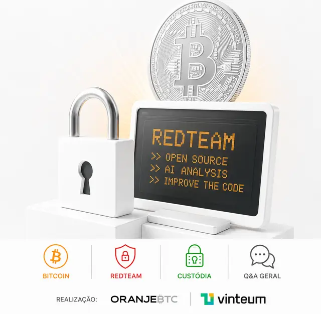 Meetup: Custódia, RedTeam, IA e Q&A sobre Bitcoin
