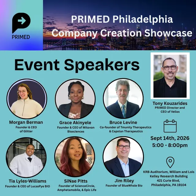 PRIMED Philadelphia Kick-off: Company creation showcase