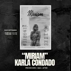 PROYECCIÓN “MIRIAM” - KARLA CONDADO