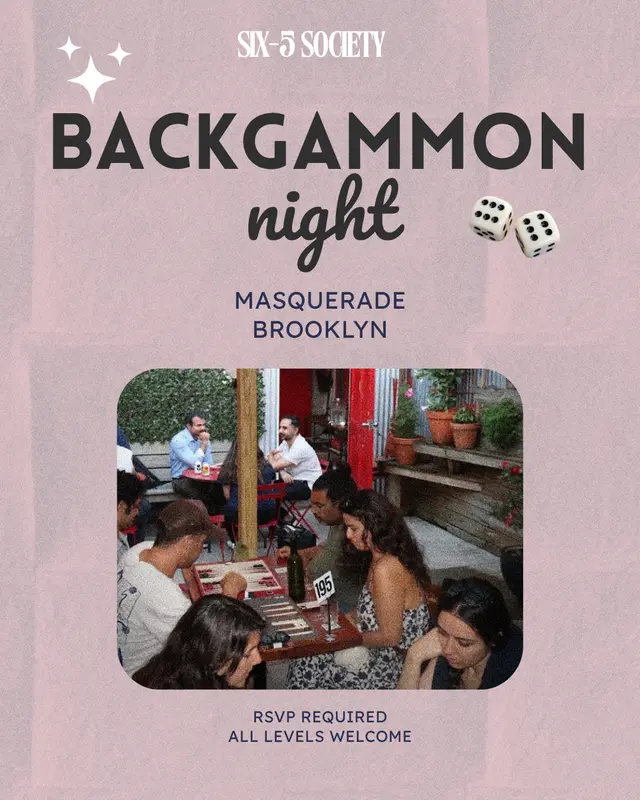 Backgammon Night at Masquerade (Williamsburg)