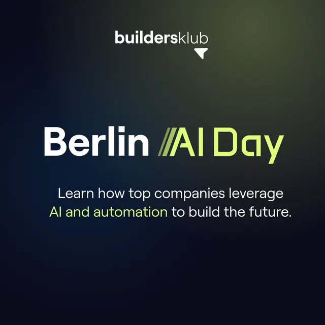 Berlin AI Day by Buildersklub