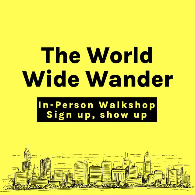 The World Wide Wander 2026 In-Person Street Wisdom Walkshop in Brookline, MA, USA, Friday 18th September 2026, 5pm EDT