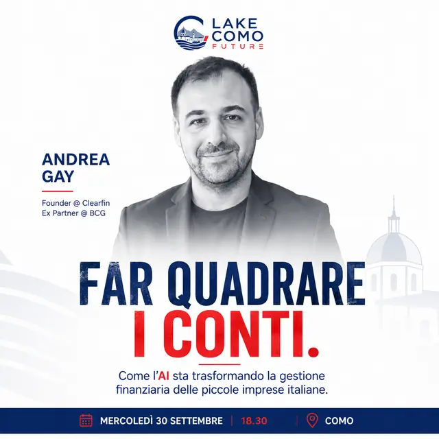 Lake Como Future: Far quadrare i conti w/ Andrea Gay