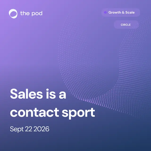 Sales Circle : Sales is a contact sport