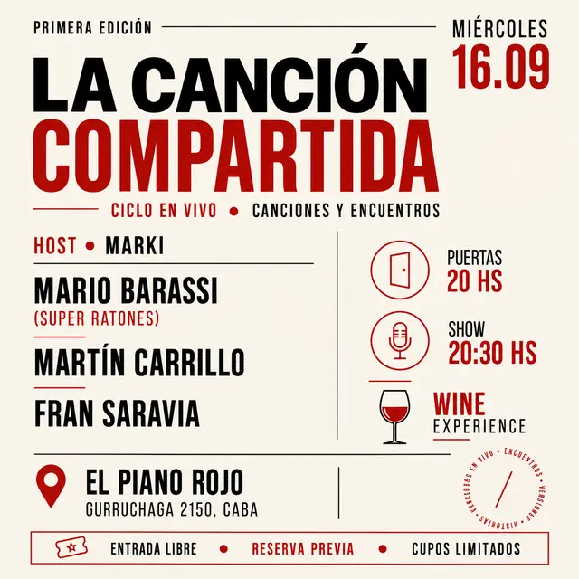 La Canción Compartida – Primera edición