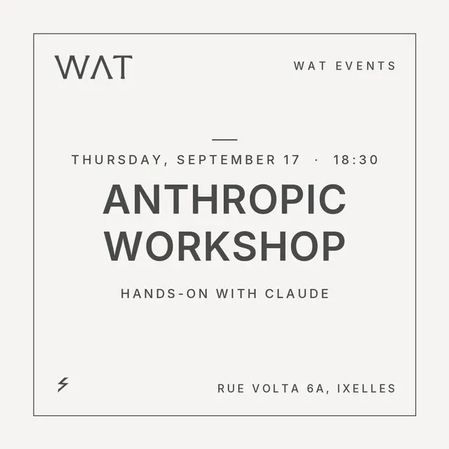 Anthropic Workshop