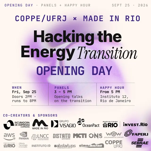 COPPE & Made in Rio Hackathon: Opening Day