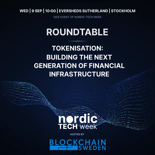 Roundtable on Tokenisation: Building the Next Generation of Financial Infrastructure