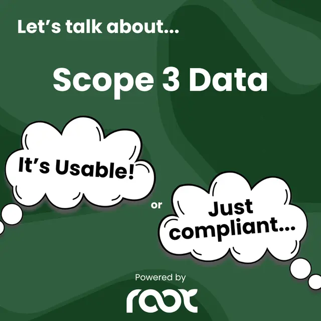 Scope 3 data: usable or just compliant?