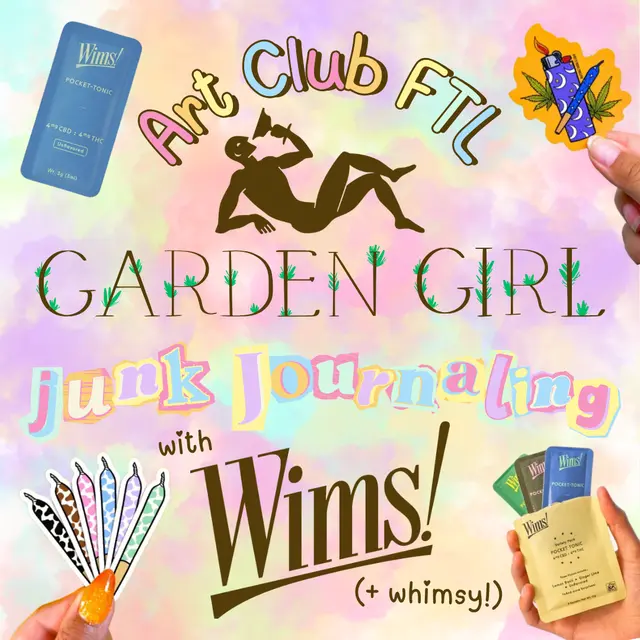 Garden Girl Junk Journaling with Wims (& Whimsy!) 🍃
