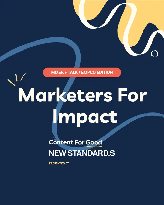 Marketers For Impact: Mixer + Talk / EmpCo Edition ☕🍰