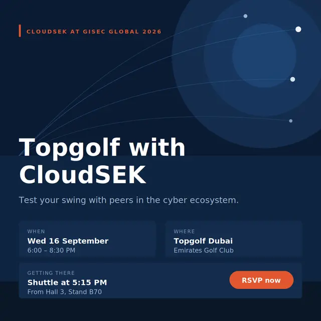 TopGolf with Cyber Leaders ft. CloudSEK