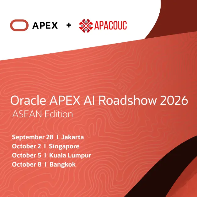 Oracle APEX AI Roadshow 2026, ASEAN Edition (Jakarta)