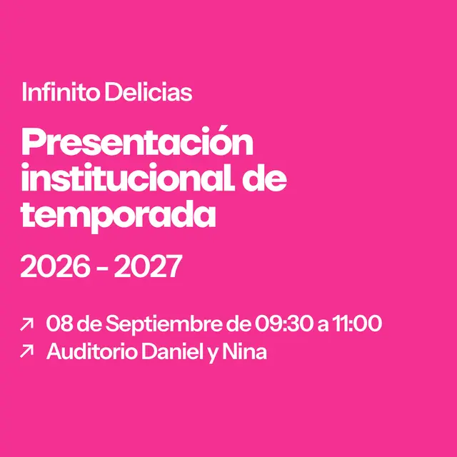 Presentación institucional de temporada 2026 - 2027
