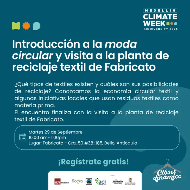 Introducción a la moda circular y visita a la planta de Reciclaje textil de Fabricato