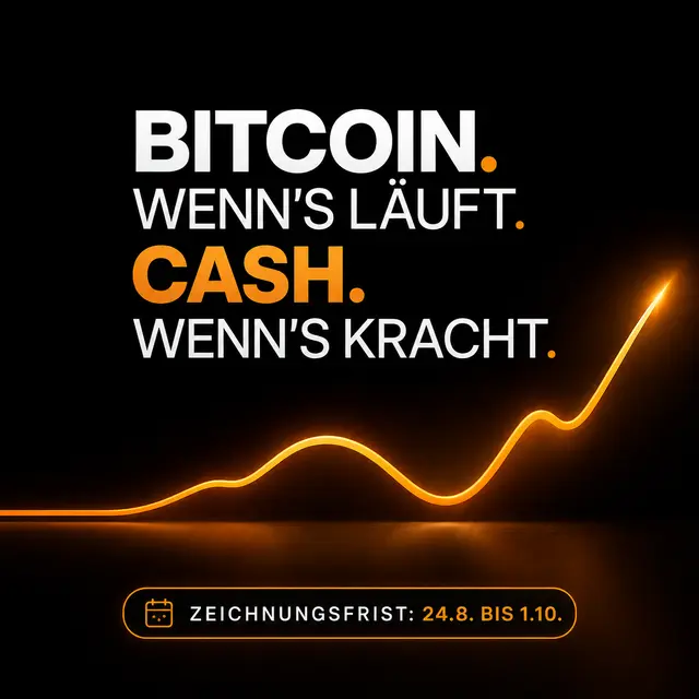 BTCAI: Bitcoin, wenn’s läuft. Cash, wenn’s kracht.