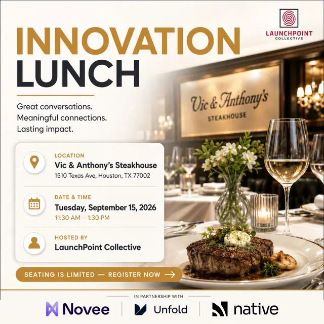 Innovation Lunch Hosted By David Sledge and John Barrow