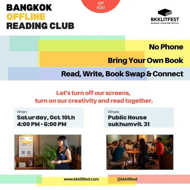 Bangkok Offline Reading Club EP21 - Oct 3rd