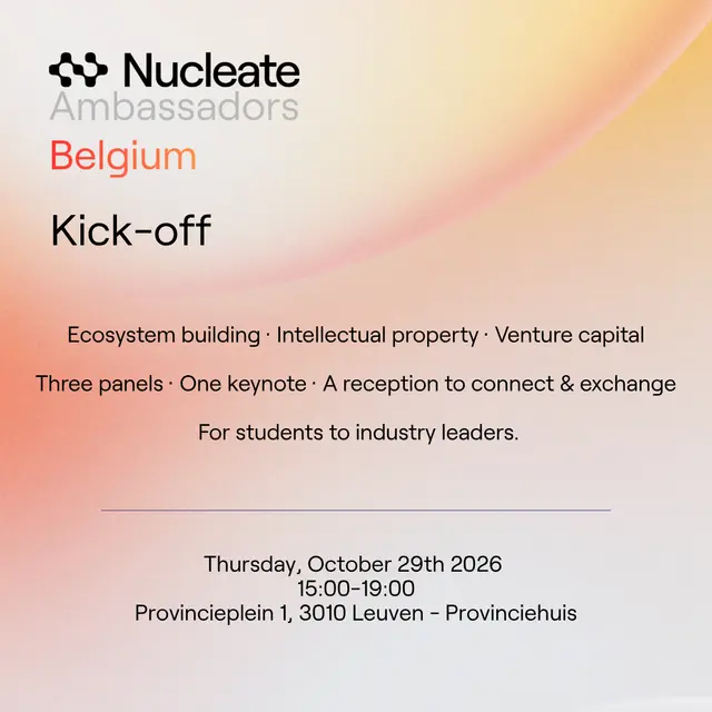 Nucleate Kick-off x Belgium