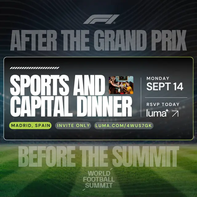 Sports and Capital | Invite Only Investor Dinner | Madrid, Spain