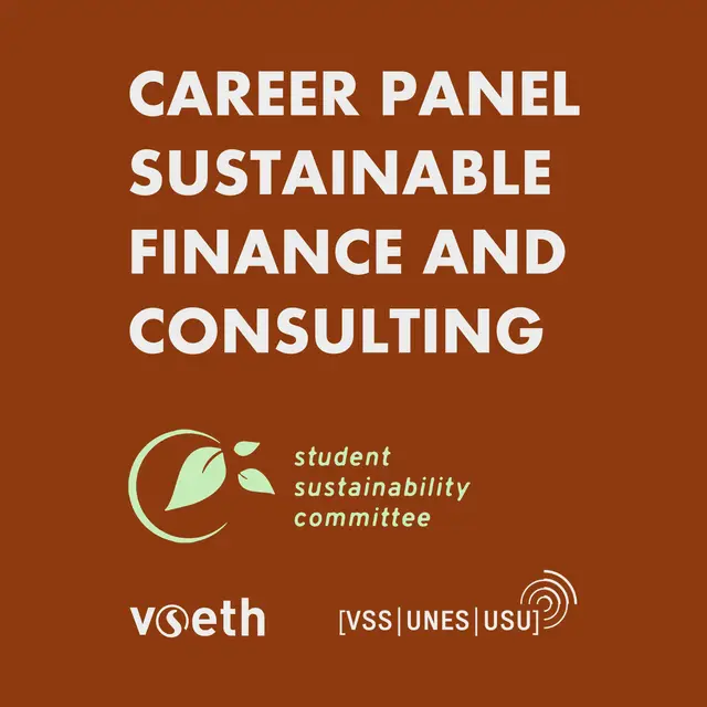 Career Panel on Sustainable Finance and Consulting