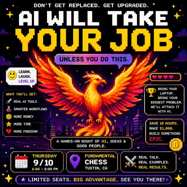 🤖 AI WILL TAKE YOUR JOB — Unless You Do This: FREE Intro Class to ChatGPT, Claude, Grok, Gemini, & Ai Explained for Beginners