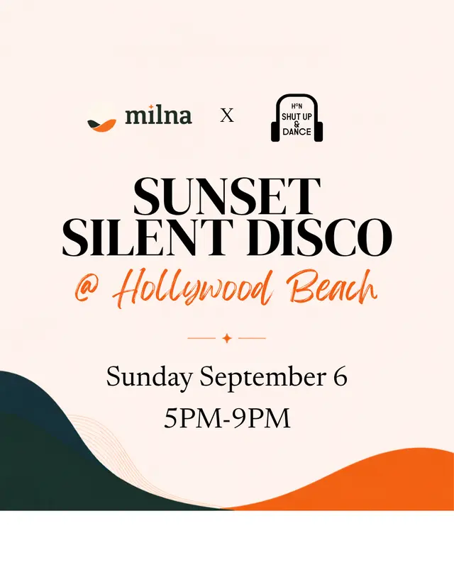 Sunset Silent Disco @ Hollywood Beach