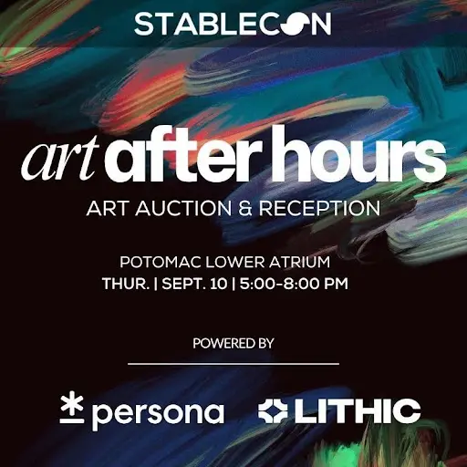 Stablecon USA Art After Hours: Art Auction & Reception