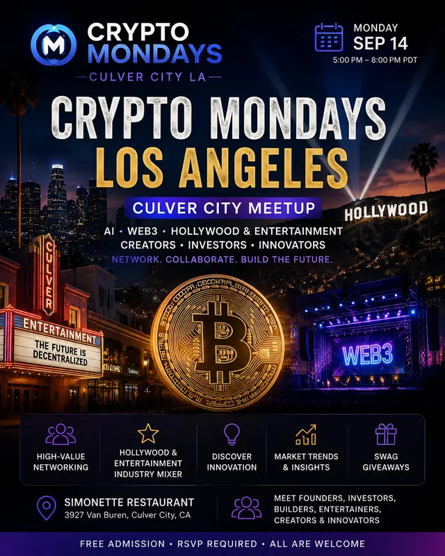 CryptoMondays Culver City Los Angeles Meetup