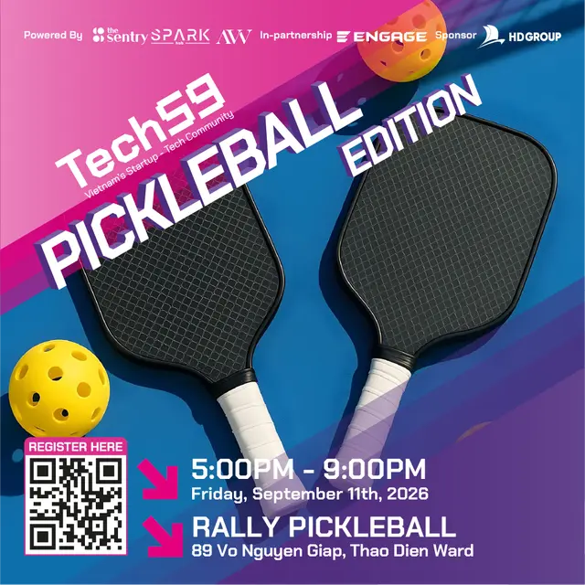 Tech59 September | Out of office: Pickleball Edition x Engage