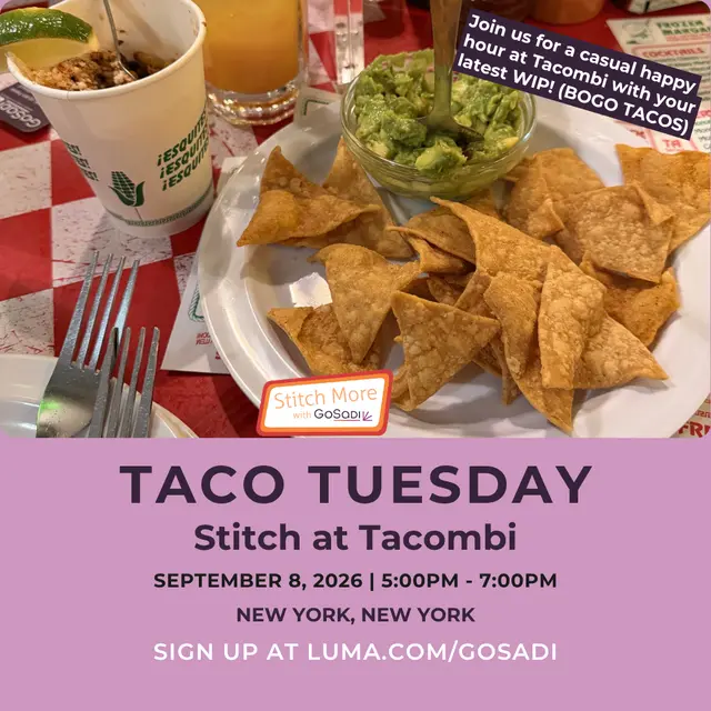 Taco Tuesday Stitch Club Flatiron District, NYC
