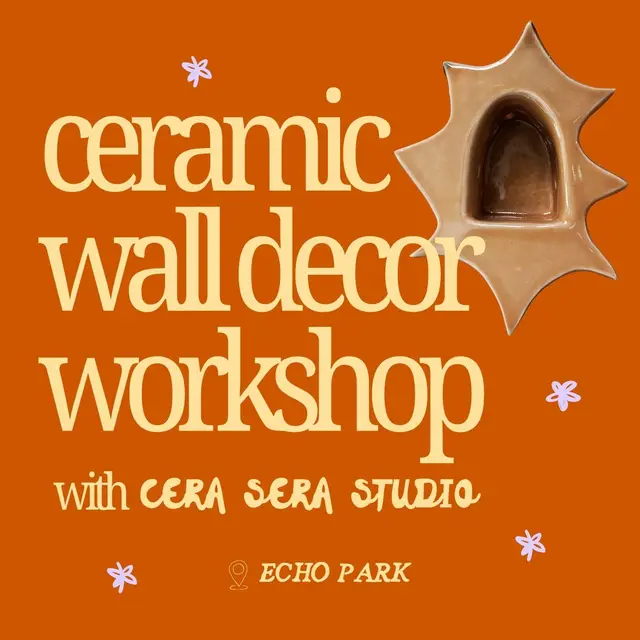 Ceramic Wall Decor Workshop with Cera Sera Studio