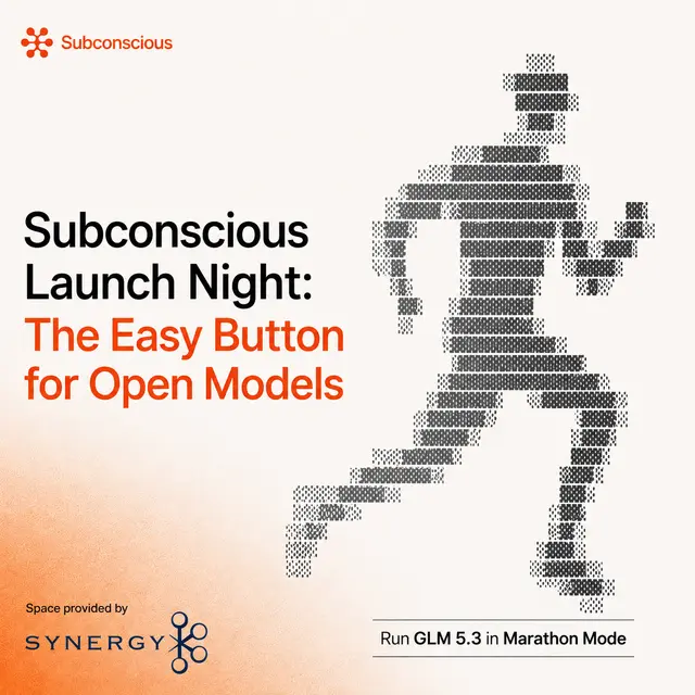 Subconscious Launch Night: The Easy Button for Open Models