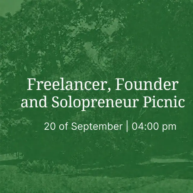 Freelancers, Founders and Solopreneurs Picnic