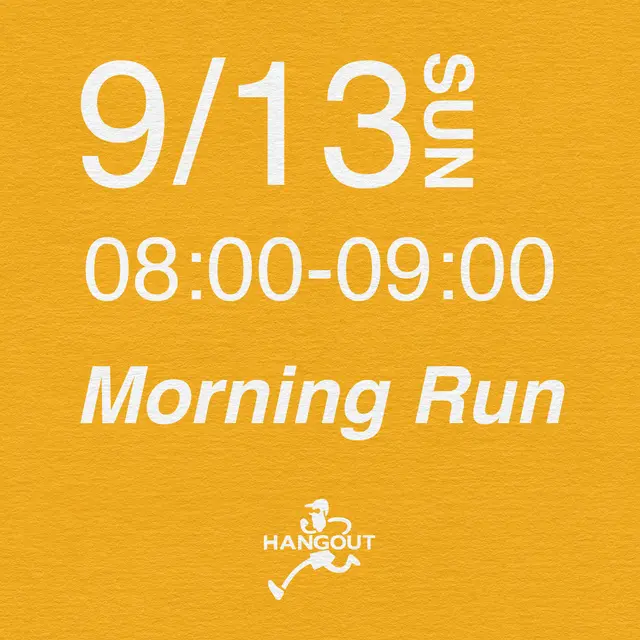 Morning Run HANGOUT