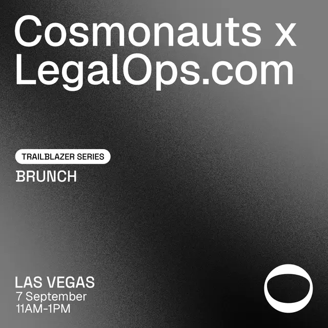 Cosmonauts x LegalOps.com Brunch | Trailblazer Series