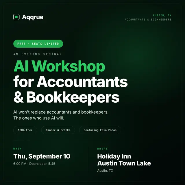 AI Workshop for Texas Accountants and Bookkeepers