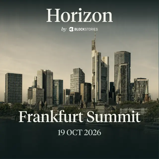 Blockstories Horizon 2026: Frankfurt Summit 🇩🇪