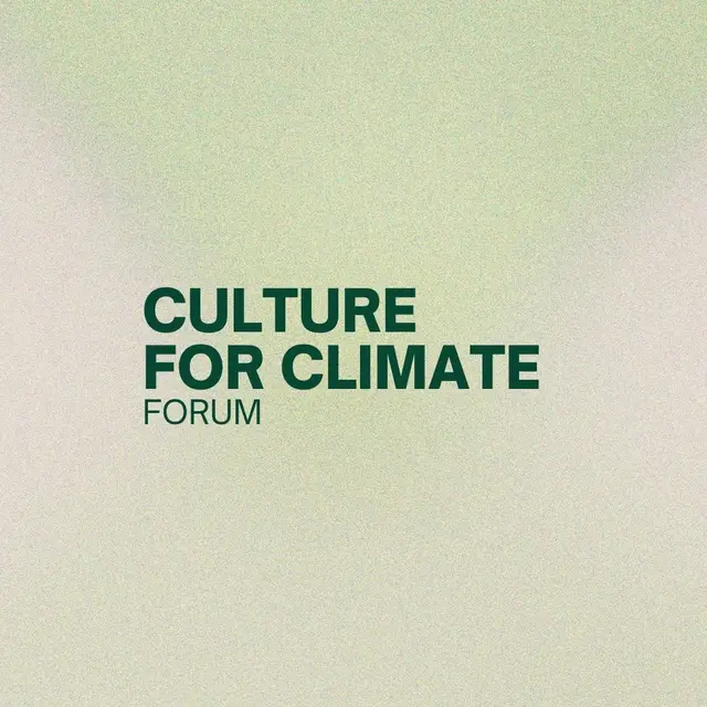 Culture for Climate Forum