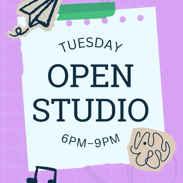Tues 9/8 Open Studio Session