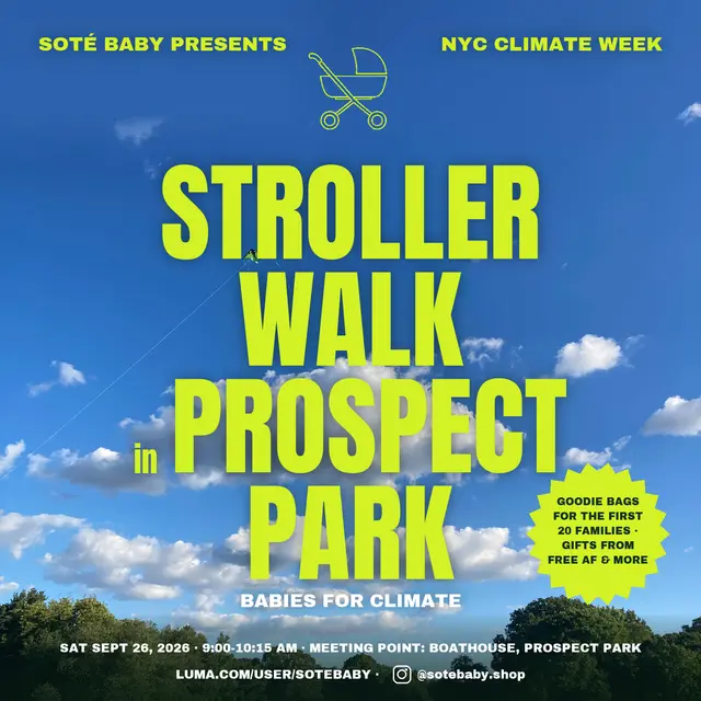 Stroller Walk in Prospect Park: Babies for Climate